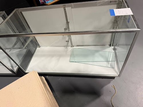 MHS 13 Glass Display case W 4’ D 20” 2/2