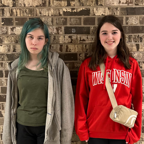 Olson Middle School spelling bee winners.