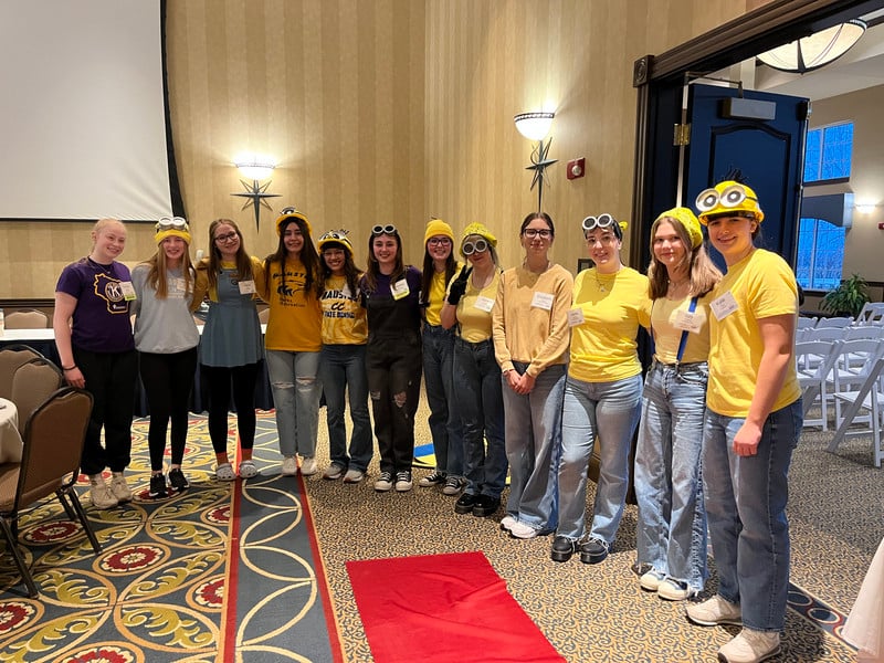 Key Club members attend the Wisconsin Upper Michigan Key Club District Convention.